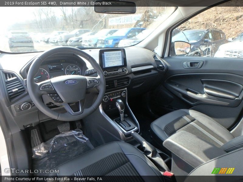 Front Seat of 2019 EcoSport SES 4WD