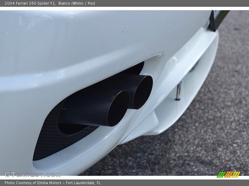 Exhaust of 2004 360 Spider F1