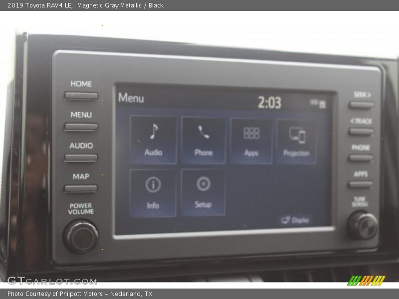 Magnetic Gray Metallic / Black 2019 Toyota RAV4 LE