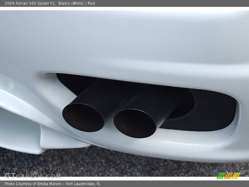 Exhaust of 2004 360 Spider F1