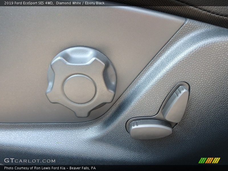 Diamond White / Ebony Black 2019 Ford EcoSport SES 4WD