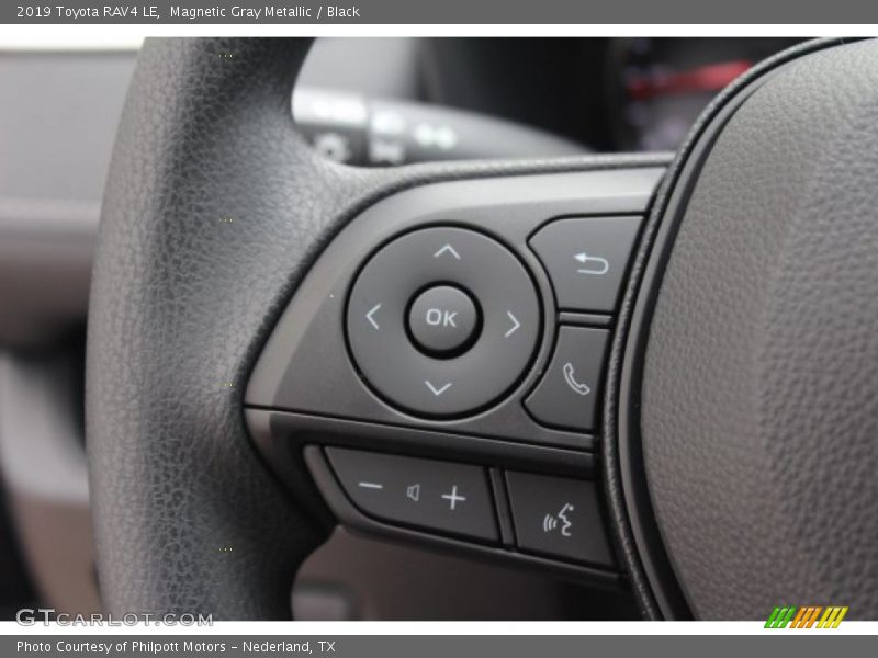 Magnetic Gray Metallic / Black 2019 Toyota RAV4 LE
