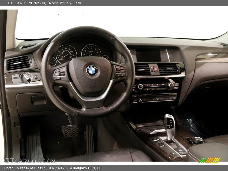 Alpine White / Black 2016 BMW X3 xDrive28i