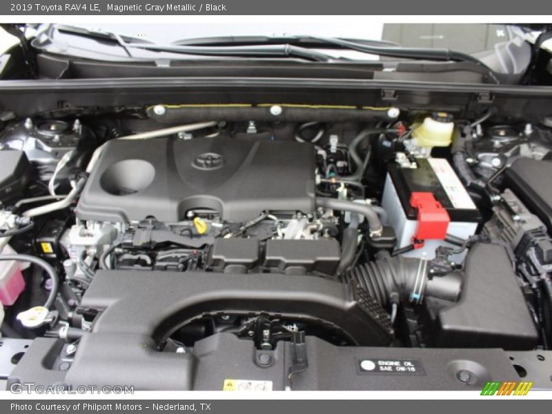 Magnetic Gray Metallic / Black 2019 Toyota RAV4 LE