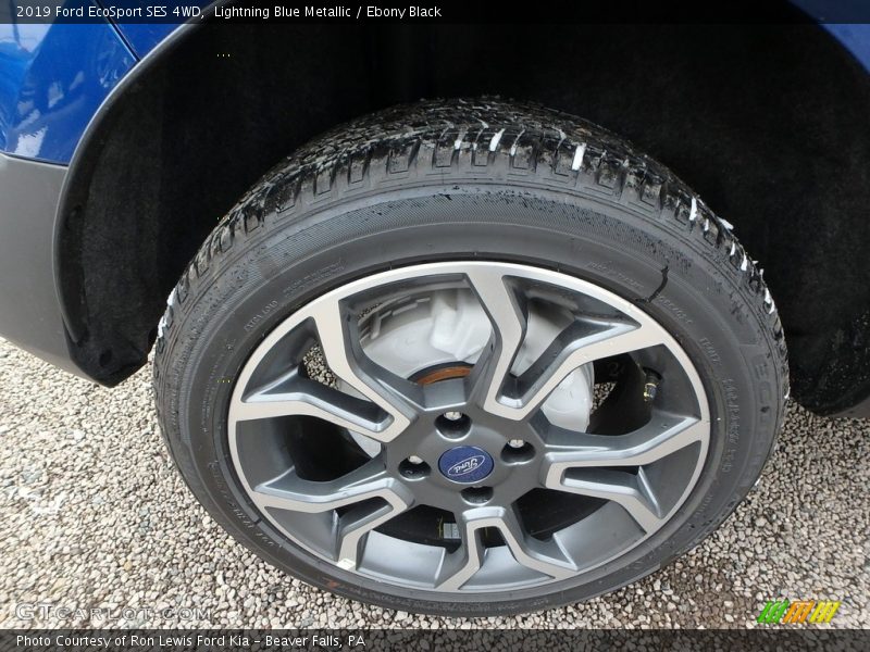 Lightning Blue Metallic / Ebony Black 2019 Ford EcoSport SES 4WD