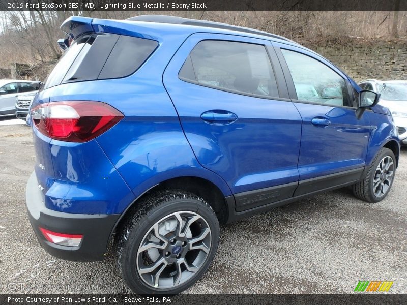 Lightning Blue Metallic / Ebony Black 2019 Ford EcoSport SES 4WD