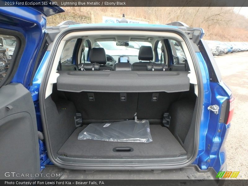 Lightning Blue Metallic / Ebony Black 2019 Ford EcoSport SES 4WD