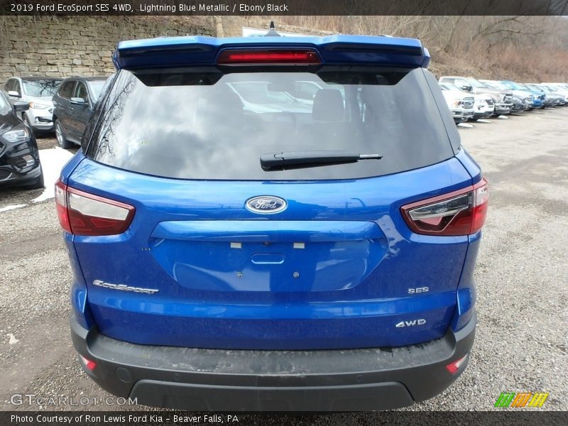 Lightning Blue Metallic / Ebony Black 2019 Ford EcoSport SES 4WD