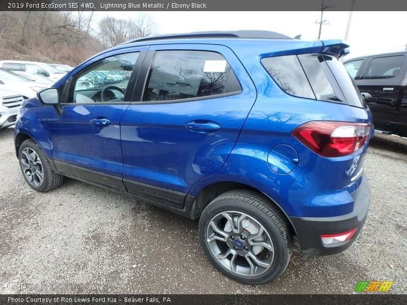 Lightning Blue Metallic / Ebony Black 2019 Ford EcoSport SES 4WD