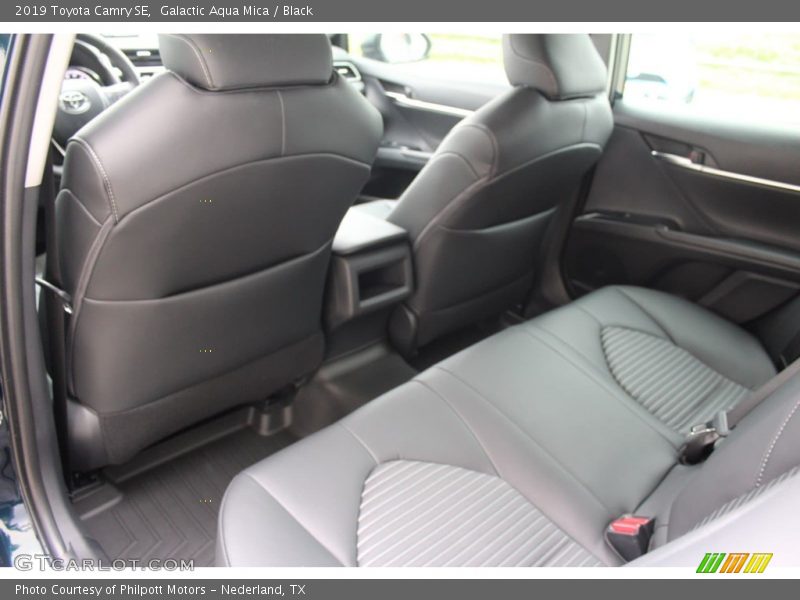 Galactic Aqua Mica / Black 2019 Toyota Camry SE