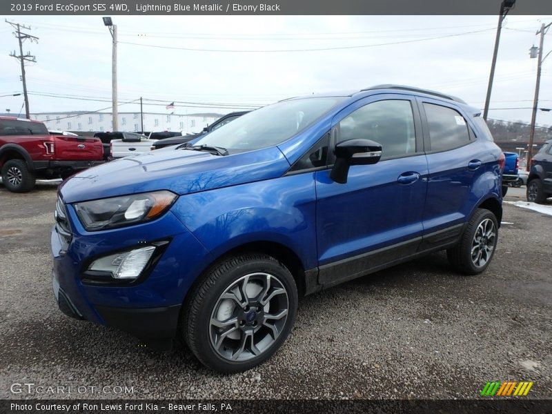 Lightning Blue Metallic / Ebony Black 2019 Ford EcoSport SES 4WD