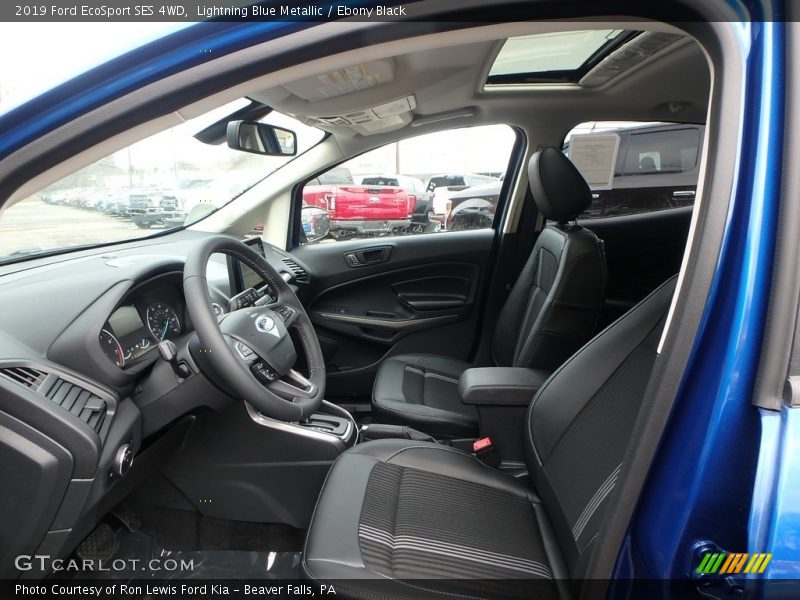 Front Seat of 2019 EcoSport SES 4WD