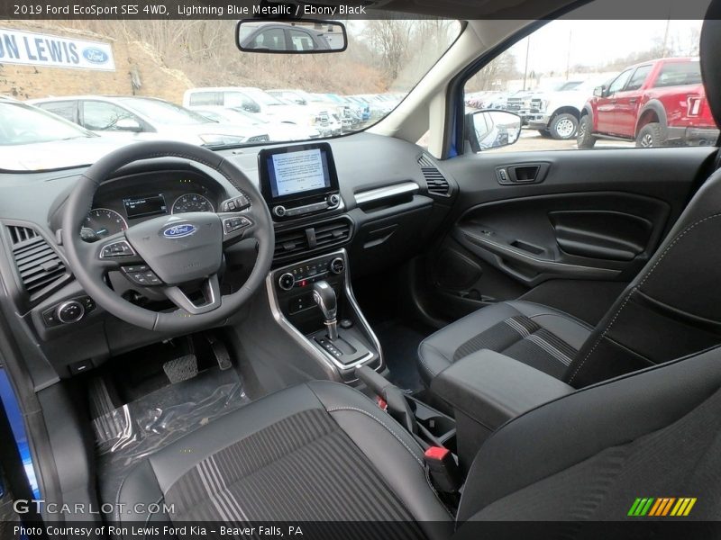  2019 EcoSport SES 4WD Ebony Black Interior