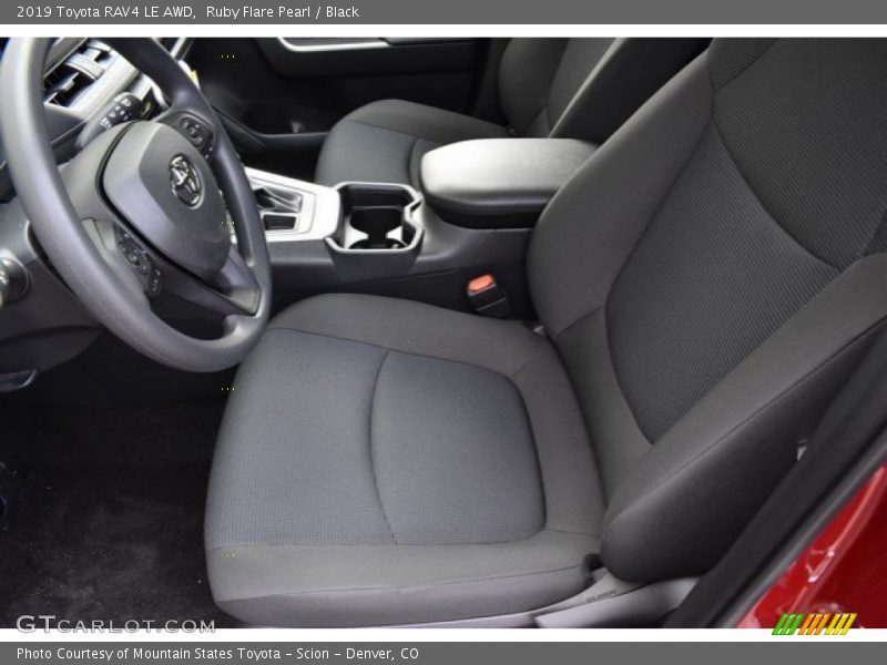 Ruby Flare Pearl / Black 2019 Toyota RAV4 LE AWD