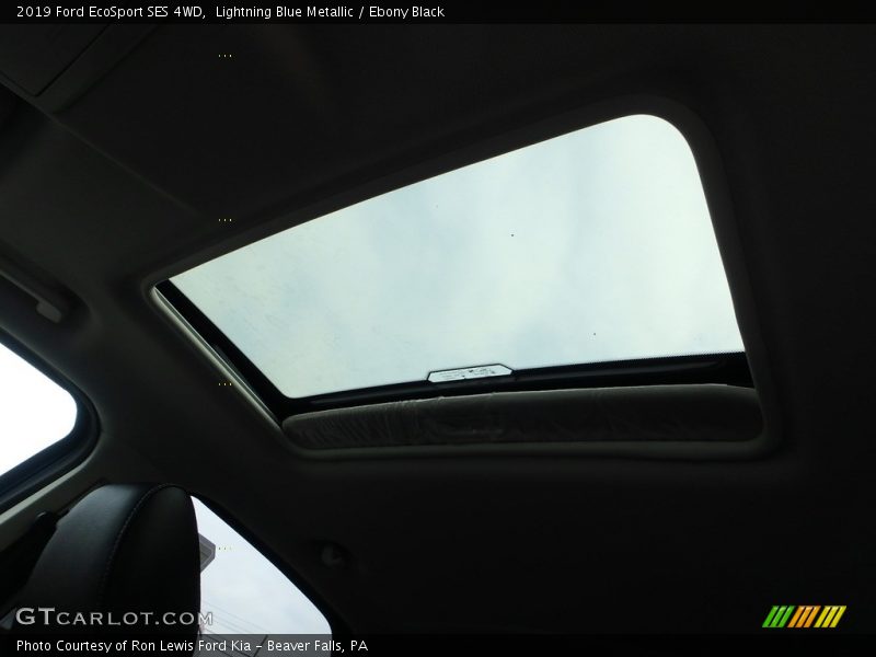 Lightning Blue Metallic / Ebony Black 2019 Ford EcoSport SES 4WD