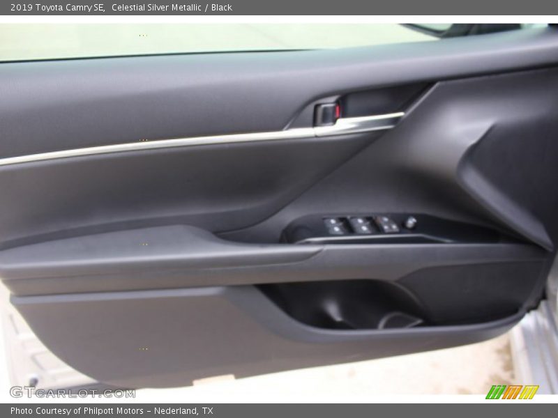 Celestial Silver Metallic / Black 2019 Toyota Camry SE