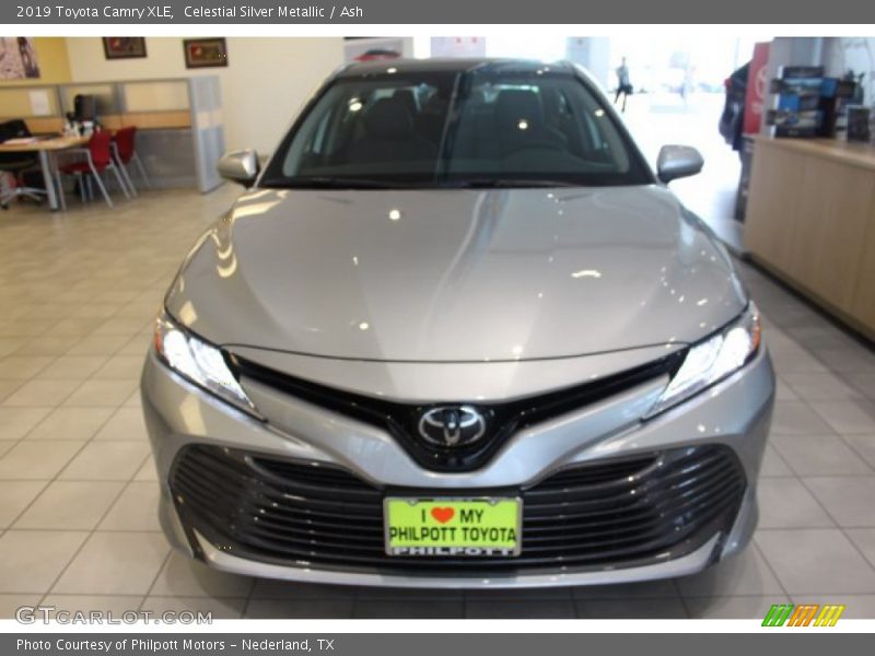 Celestial Silver Metallic / Ash 2019 Toyota Camry XLE