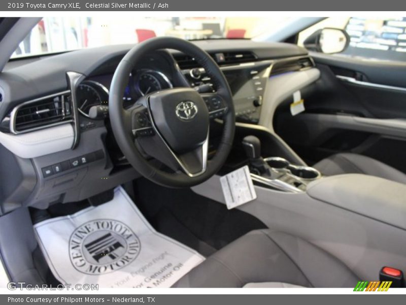 Celestial Silver Metallic / Ash 2019 Toyota Camry XLE