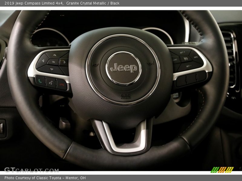 Granite Crystal Metallic / Black 2019 Jeep Compass Limited 4x4