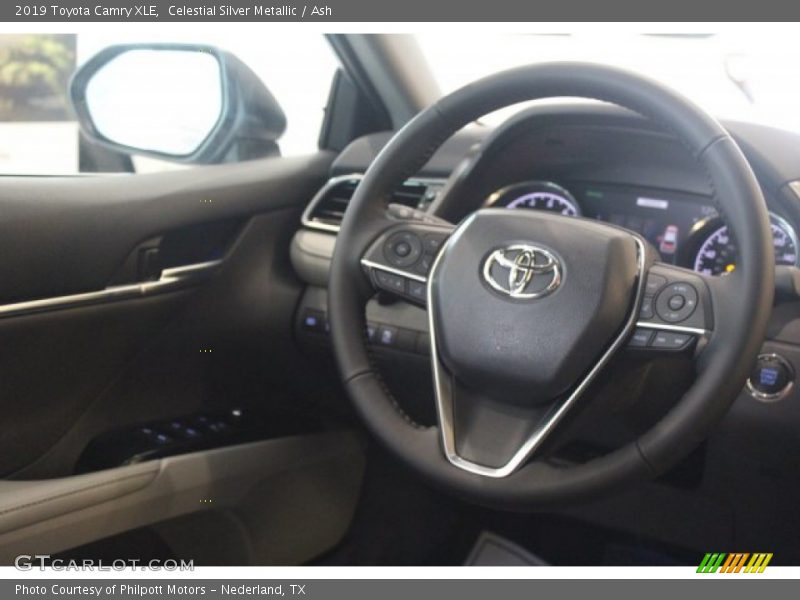 Celestial Silver Metallic / Ash 2019 Toyota Camry XLE