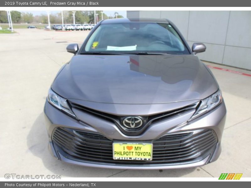 Predawn Gray Mica / Black 2019 Toyota Camry LE