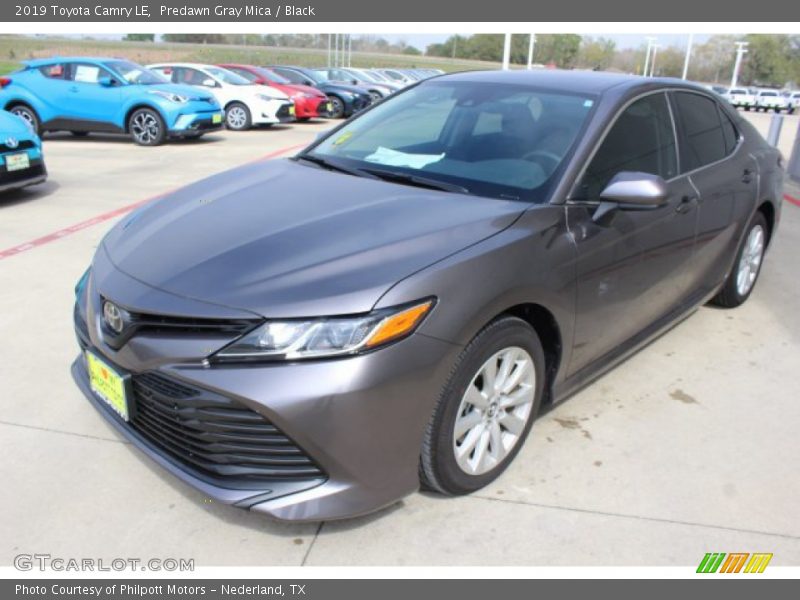 Predawn Gray Mica / Black 2019 Toyota Camry LE
