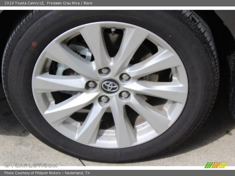 Predawn Gray Mica / Black 2019 Toyota Camry LE