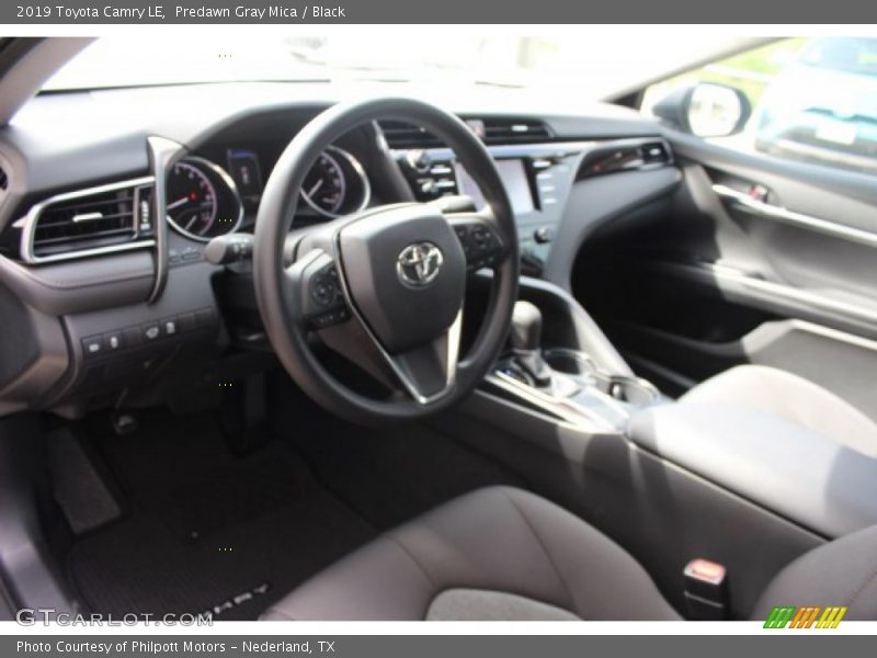 Predawn Gray Mica / Black 2019 Toyota Camry LE