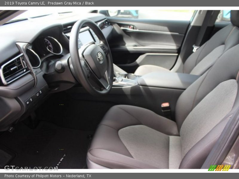 Predawn Gray Mica / Black 2019 Toyota Camry LE