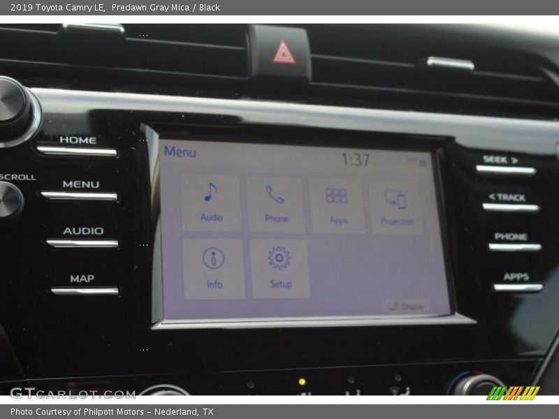 Predawn Gray Mica / Black 2019 Toyota Camry LE
