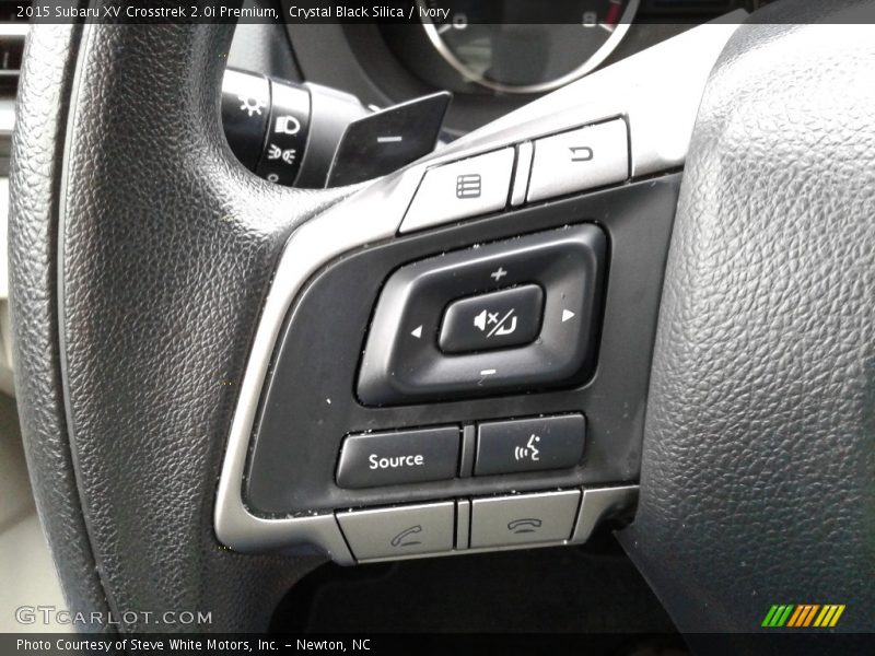 Crystal Black Silica / Ivory 2015 Subaru XV Crosstrek 2.0i Premium