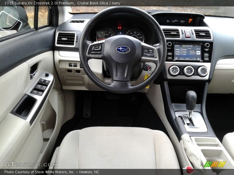 Crystal Black Silica / Ivory 2015 Subaru XV Crosstrek 2.0i Premium