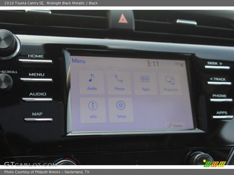 Midnight Black Metallic / Black 2019 Toyota Camry SE