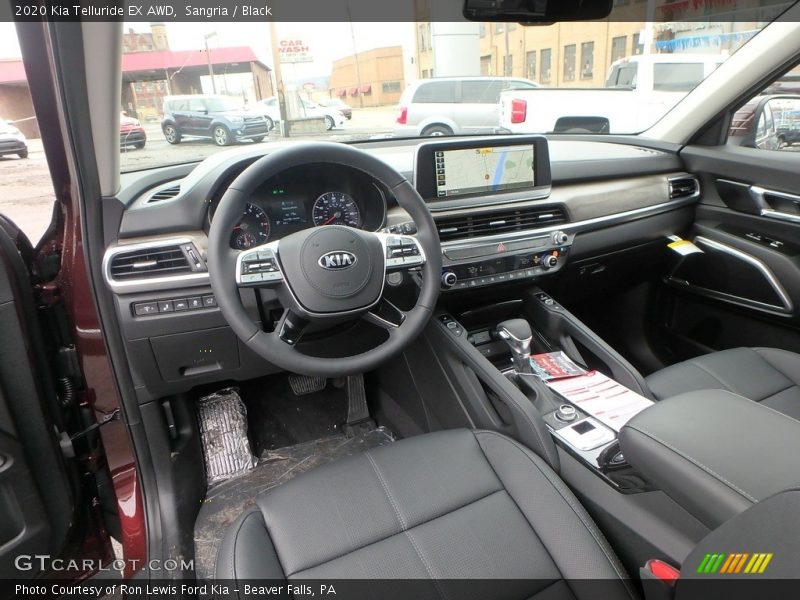  2020 Telluride EX AWD Black Interior