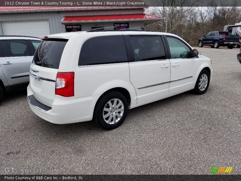 Stone White / Black/Light Graystone 2012 Chrysler Town & Country Touring - L