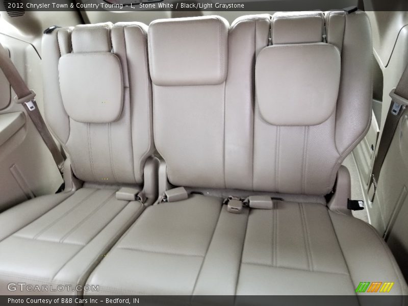 Stone White / Black/Light Graystone 2012 Chrysler Town & Country Touring - L