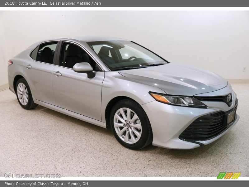 Celestial Silver Metallic / Ash 2018 Toyota Camry LE
