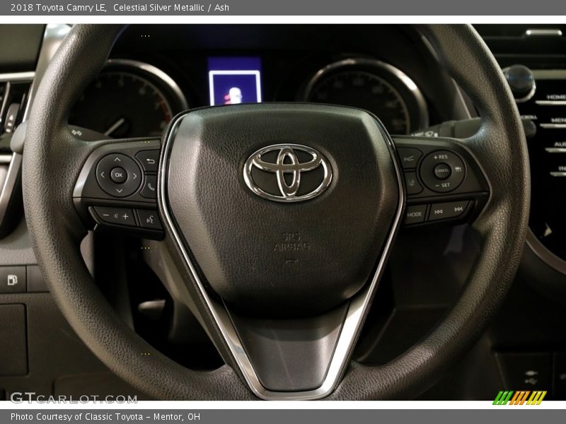 Celestial Silver Metallic / Ash 2018 Toyota Camry LE