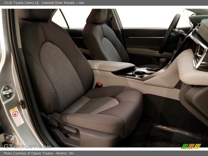 Celestial Silver Metallic / Ash 2018 Toyota Camry LE