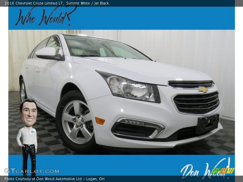 Summit White / Jet Black 2016 Chevrolet Cruze Limited LT