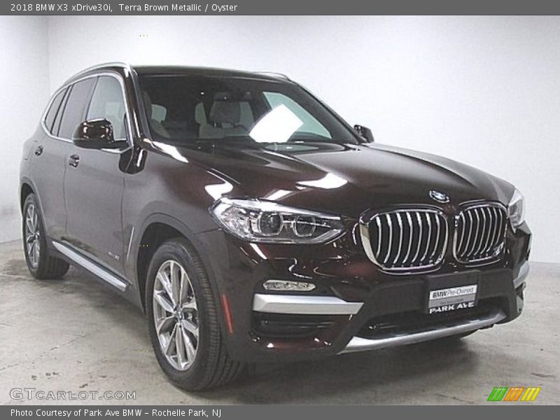 Terra Brown Metallic / Oyster 2018 BMW X3 xDrive30i