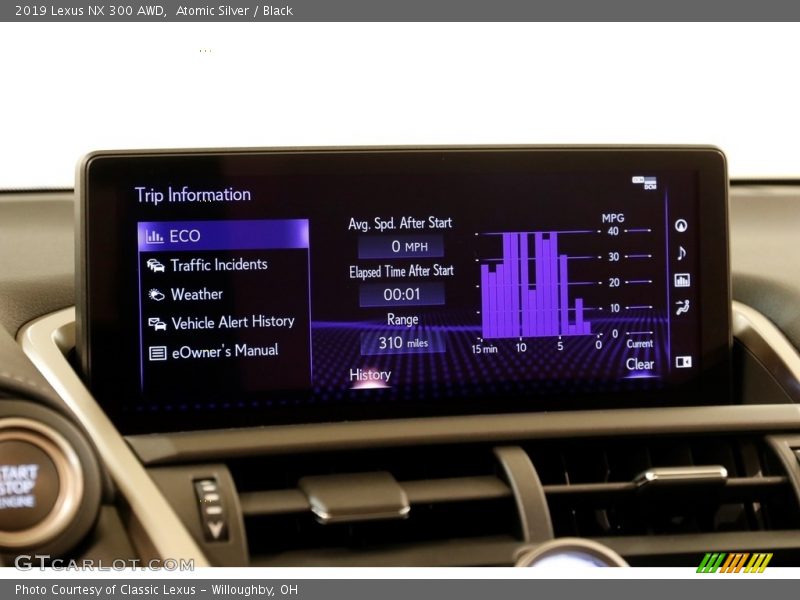 Atomic Silver / Black 2019 Lexus NX 300 AWD