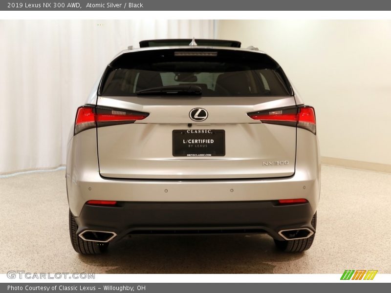 Atomic Silver / Black 2019 Lexus NX 300 AWD
