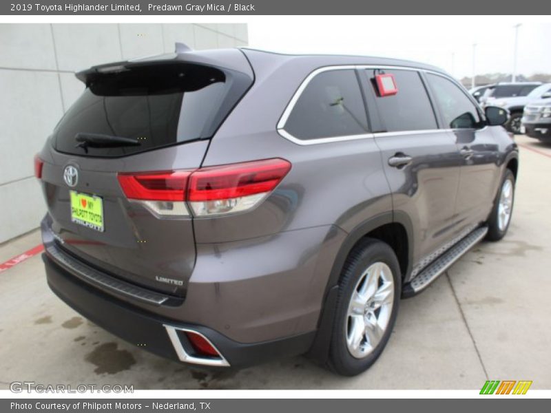 Predawn Gray Mica / Black 2019 Toyota Highlander Limited