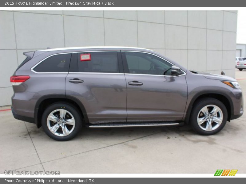 Predawn Gray Mica / Black 2019 Toyota Highlander Limited
