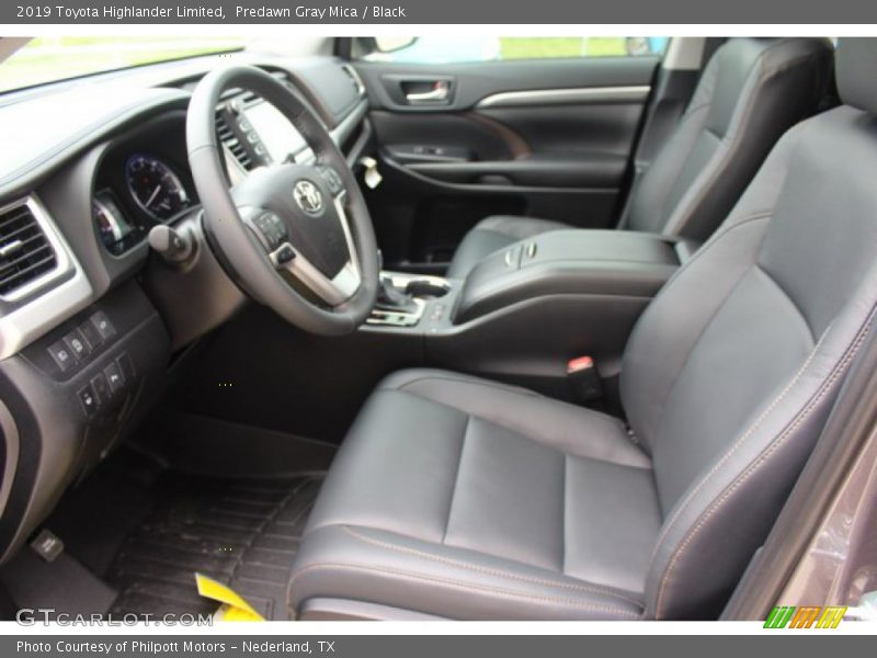 Predawn Gray Mica / Black 2019 Toyota Highlander Limited