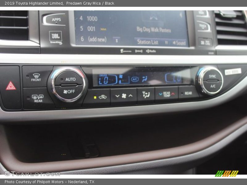 Predawn Gray Mica / Black 2019 Toyota Highlander Limited