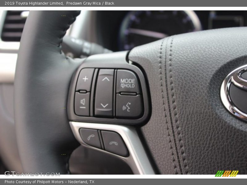Predawn Gray Mica / Black 2019 Toyota Highlander Limited