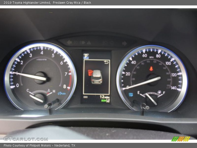 Predawn Gray Mica / Black 2019 Toyota Highlander Limited