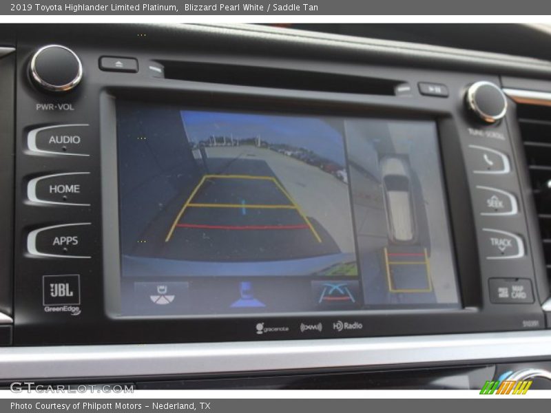 Blizzard Pearl White / Saddle Tan 2019 Toyota Highlander Limited Platinum